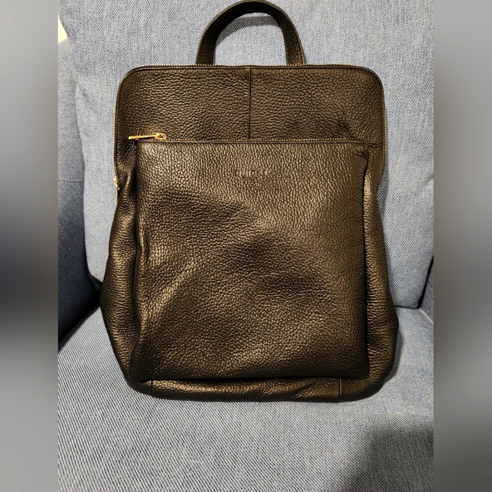 Firenze Unica Pebbled Leather Backpack